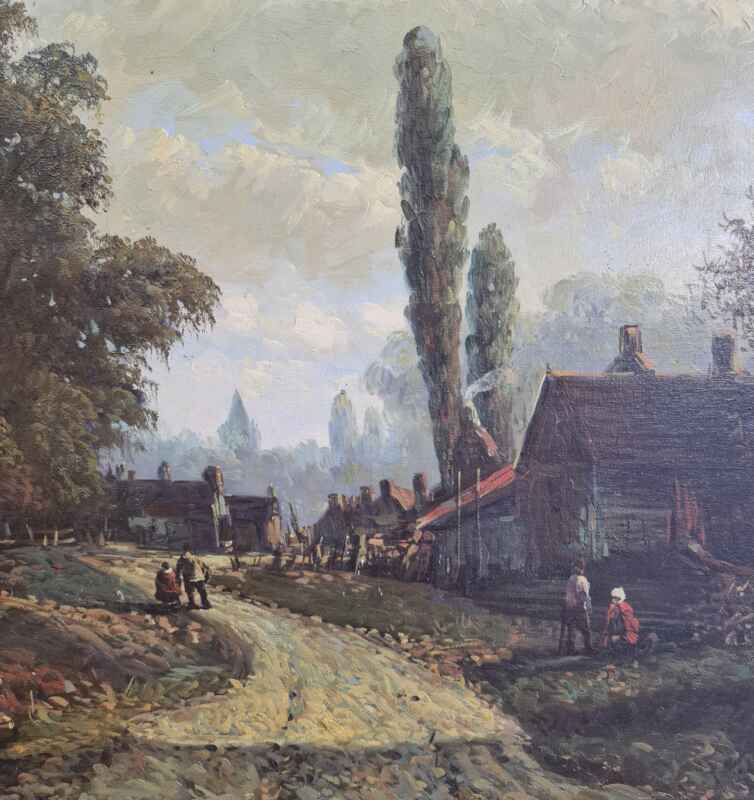 Картина с маслени бои на платно Dutch School  not signed, 20th century, внос от Нидерландия 2