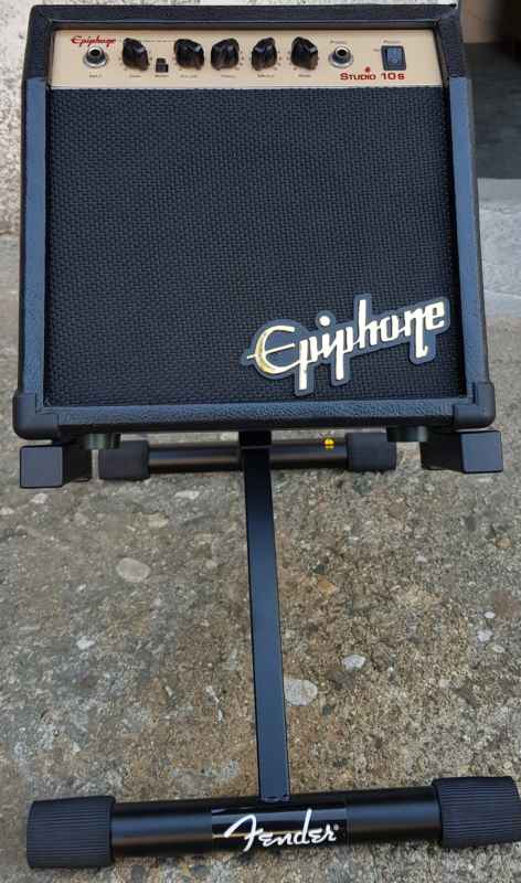 Кубе за електрическа, акустична китара , комплект с стойка, Epifhone 10 s