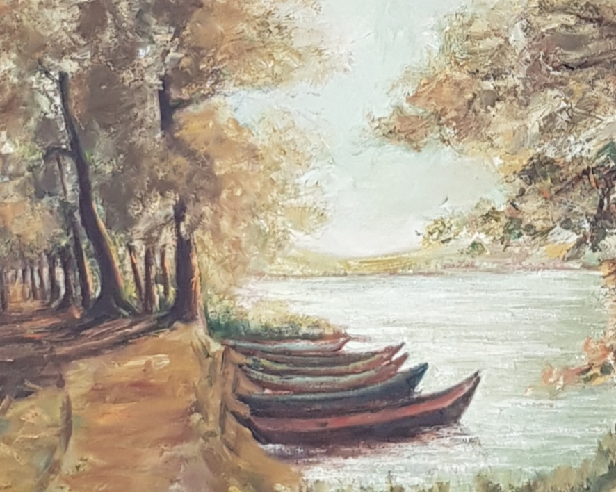 Картина с маслени бои на платно от Белгийски художник,  20th  century,  внос от Белгия от 3